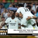 Real Madrid yang "Tidak Dihormati" Absen di Ballon d'Or