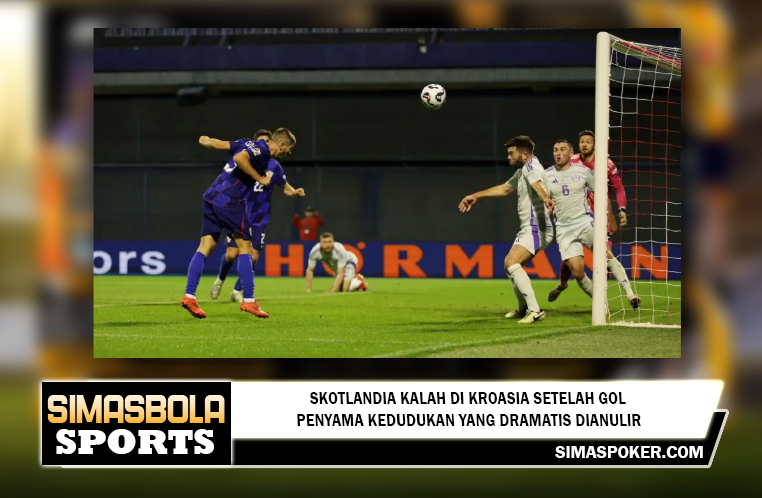 Skotlandia kalah di Kroasia setelah gol penyama kedudukan yang dramatis dianulir