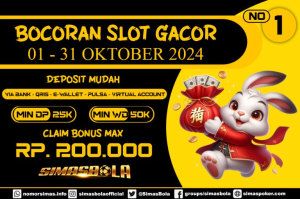 BOCORAN SLOT GACOR HARI INI TANGGAL 22 OKTOBER 2024. SIMAS BOLA ADALAH SITUS BETINGAN ONLINE SLOT TERLENGKAP DAN TERPERCAYA NOMOR 1