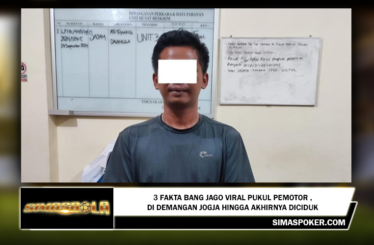 3 Fakta Bang Jago Viral Pukul Pemotor di Demangan Jogja hingga Akhirnya Diciduk