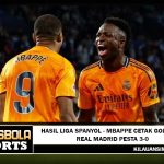 Hasil Liga Spanyol - Mbappe Cetak Gol Lagi, Real Madrid Pesta 3-0