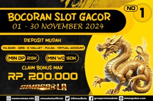 BOCORAN SLOT GACOR HARI INI TANGGAL 22 NOVEMBER 2024