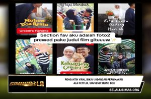 Pengantin Viral Bikin Undangan Pernikahan ala Netflix, Souvenir Blind Box