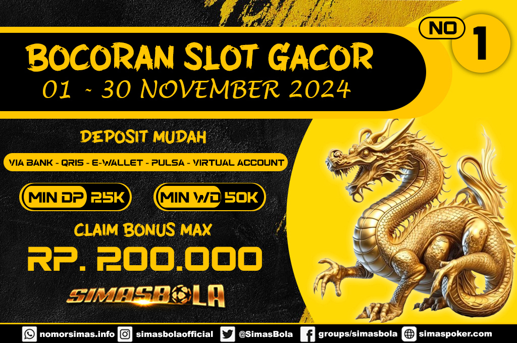 BOCORAN SLOT GACOR HARI INI TANGGAL 21 NOVEMBER 2024