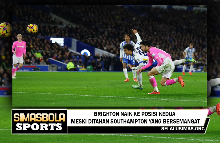 Brighton naik ke posisi kedua meski ditahan Southampton yang bersemangat