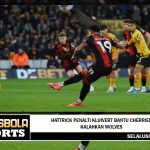 Hattrick penalti Kluivert bantu Cherries kalahkan Wolves