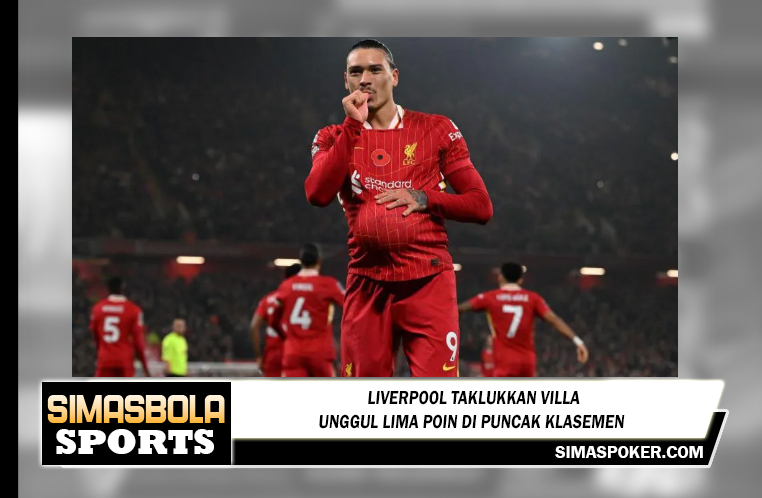 Liverpool taklukkan Villa, unggul lima poin di puncak klasemen