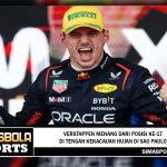 Verstappen menang dari posisi ke-17di tengah kekacauan hujan di Sao Paulo