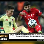 Wales selamat dari drama penalti di akhir pertandingan untuk meraih hasil imbang dengan Turki