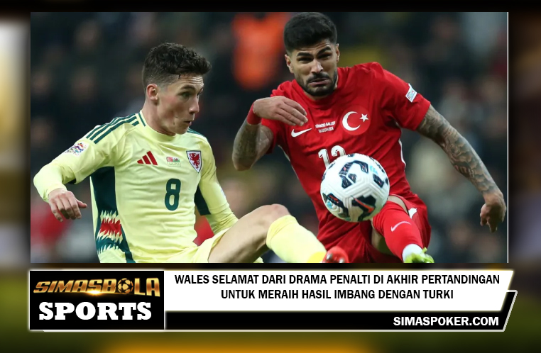 Wales selamat dari drama penalti di akhir pertandingan untuk meraih hasil imbang dengan Turki