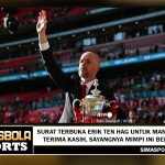 Surat Terbuka Erik ten Hag untuk Man United: Terima Kasih, Sayangnya Mimpi Ini Berakhir