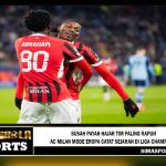 Susah Payah Hajar Tim Paling Rapuh, AC Milan Mode Eropa Catat Sejarah di Liga Champions