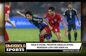 Main di SUGBK, Predator Andalan Jepang Mendadak Lupa Cara Bikin Gol