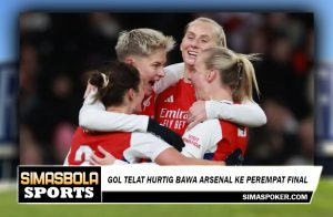 Gol telat Hurtig bawa Arsenal ke perempat final