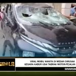 Viral Mobil Wanita di Medan Dirusak gegara Kabur Usai Tabrak Motor-Pejalan Kaki