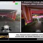 Viral pengantin Bikin Underpass untuk Hajatan Agar, Tak Ganggu Pengguna Jalan