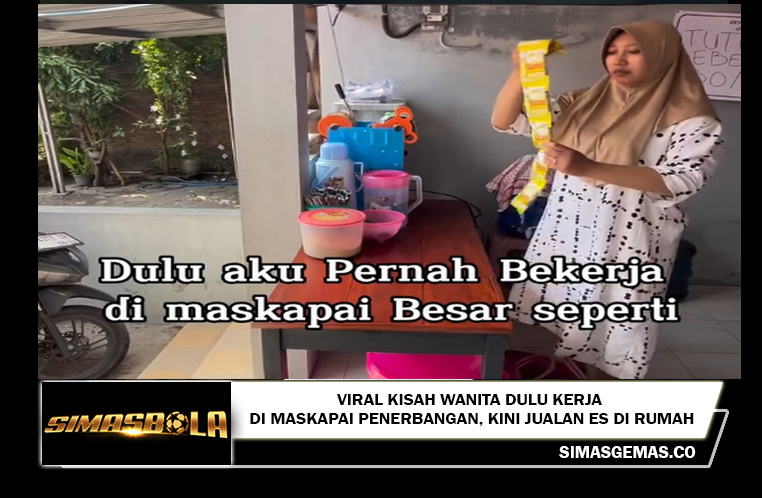 Viral Kisah Wanita Dulu Kerja di Maskapai Penerbangan, Kini Jualan Es di Rumah