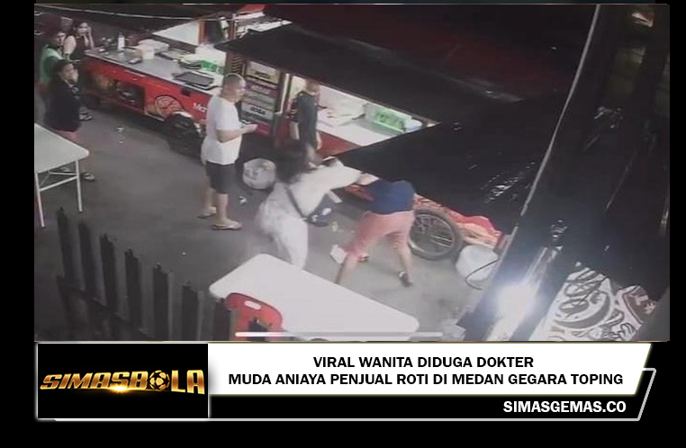 Viral Wanita Diduga Dokter Muda Aniaya Penjual Roti di Medan gegara Toping