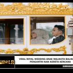 Viral Royal Wedding Anak Walikota Balikpapan, Pengantin Naik Kereta Kencana