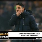 Amorim tahu pekerjaannya dalam 'bahaya' tanpa kemenangan