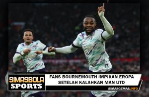 Fans Bournemouth impikan Eropa setelah kalahkan Man Utd