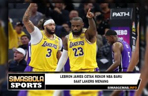 LeBron James cetak rekor NBA baru saat Lakers menang