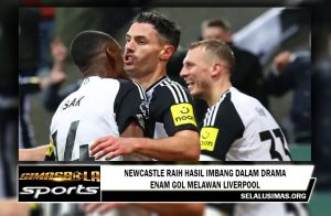 Newcastle raih hasil imbang dalam drama enam gol melawan Liverpool