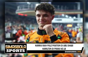 Norris raih pole position di Abu Dhabi, Hamilton di posisi ke-18