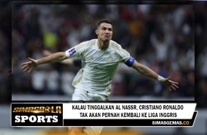 Cristiano Ronaldo Tak akan Pernah Kembali ke Liga Inggris