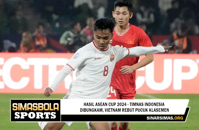 Hasil ASEAN Cup 2024 - Timnas Indonesia Dibungkam, Vietnam Rebut Pucuk Klasemen