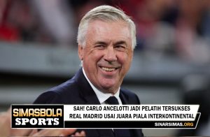 Sah! Carlo Ancelotti Jadi Pelatih Tersukses Real Madrid usai Juara Piala Interkontinental