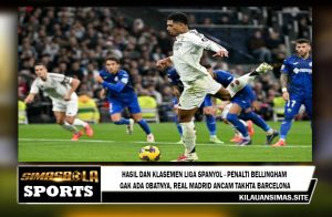 Hasil dan Klasemen Liga Spanyol - Penalti Bellingham Gak Ada Obatnya, Real Madrid Ancam Takhta Barcelona