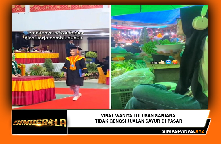 Viral Wanita Lulusan Sarjana Tidak Gengsi Jualan Sayur di Pasar