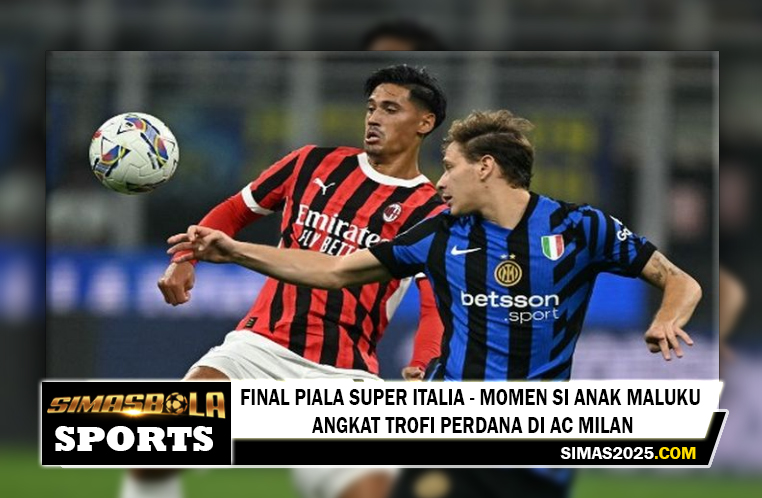 Momen si Anak Maluku Angkat Trofi Perdana di AC Milan