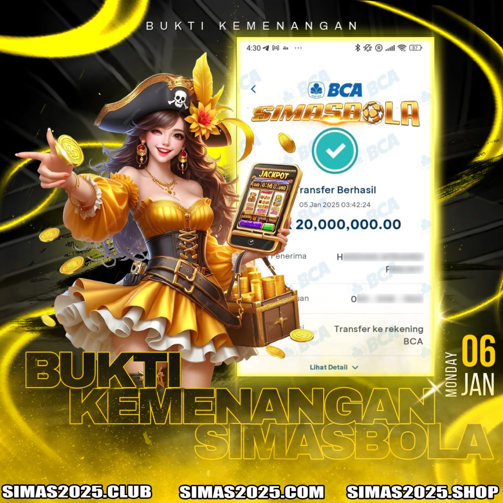 BUKTI PEMENANG HARI INI TANGGAL 05 JANUARI 2025