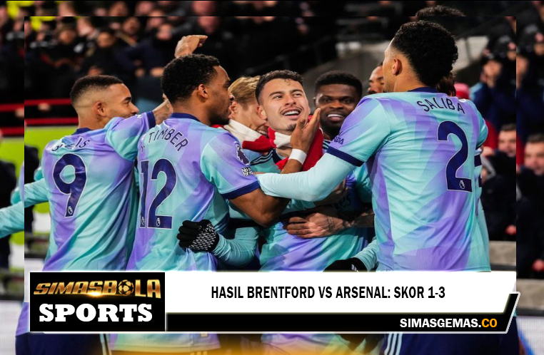 Hasil Brentford vs Arsenal: Skor 1-3